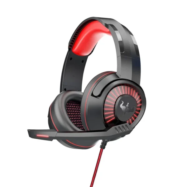Ovleng GT66 Gaming Headphone (Black and Red)